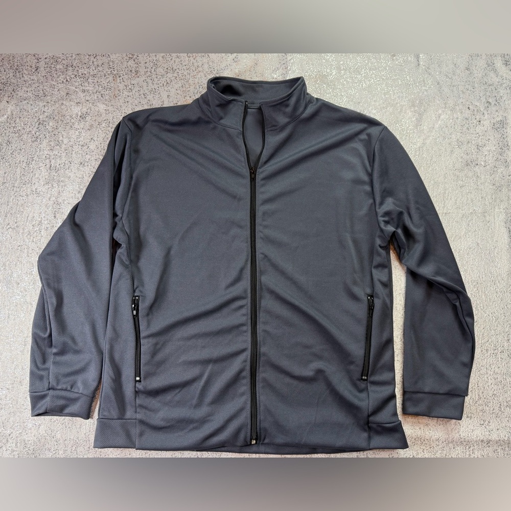 Women’s Slate Blue Athleisure Tracksuit Set Joggers + Zip Jacket M - Picture 8 of 13